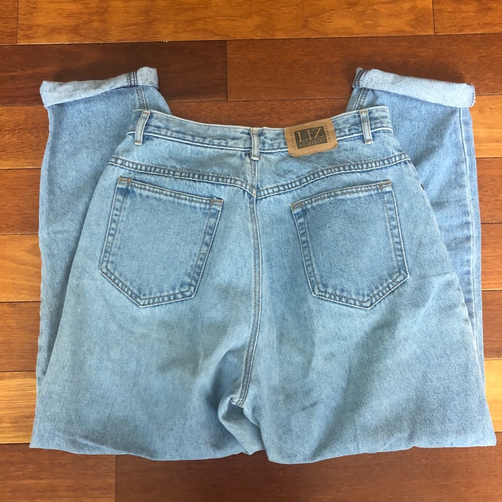 Vintage Liz Wear High Rise Mom Jeans Light - Picture 10 of 11